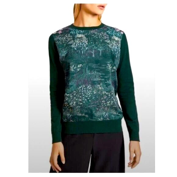 Ted Baker Emerald green sweater worn twice, as new - Picture 1 of 7
